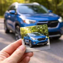 Alternative view of Custom Photo Magnet